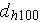 $d_{h100}$