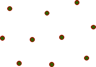 Highly porous medium consisting of disperse spheres
with inter-spherical spacing greater then 5 sphere diameters